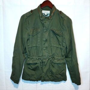 Daniel Rainn Military Green Utility Jacket Size Small